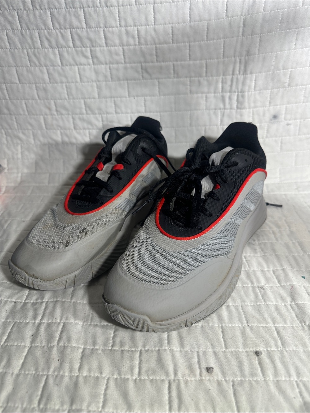 Adidas Own the Game 3 'Grey Black Red'